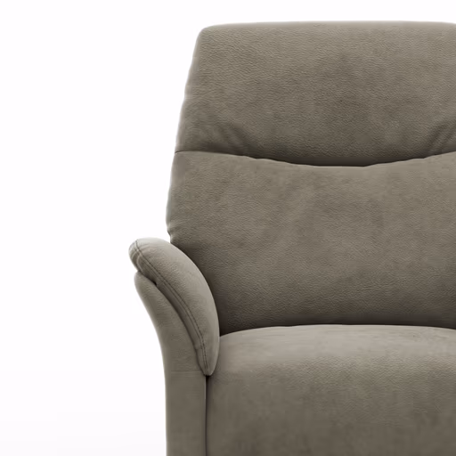 Sessel Bogota - Stoff, Schlammgrün