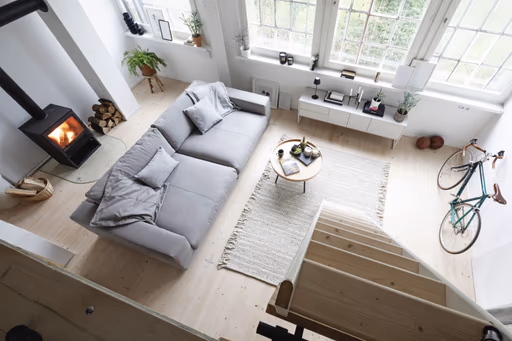 Lowboard Ove - B ca. 180 cm, Lack Matt, Kreide