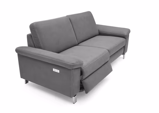Sofa CALM PLUS - 3-Sitzer, 2x Relaxfunktion, Stoff, Anthrazit