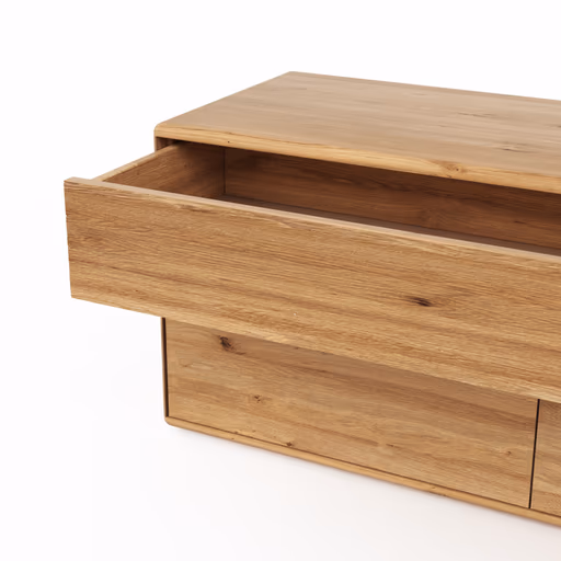 Mediaboard Hillsboro - Wildeiche natur, geölt