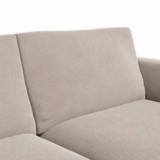Sofa Stormy - 3-Sitzer, Stoff, Creme