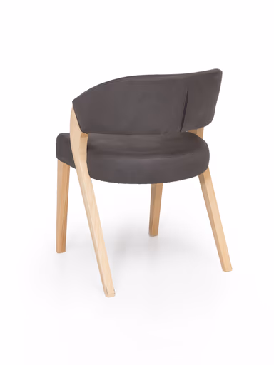 Armlehnstuhl - Stoff, Braun