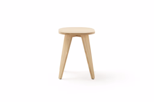 Hocker Signe - BHT ca. 40x50x40 cm, Asteiche massiv, Geölt