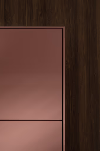 Highboard Colore - mit Beleuchtung, BHT ca. 90x144x45 cm, Lack, Samtbeere