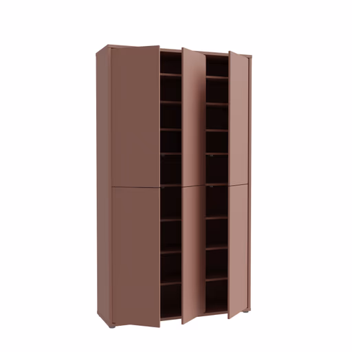 Schuhschrank FAID- B ca. 109 cm, Terracotta