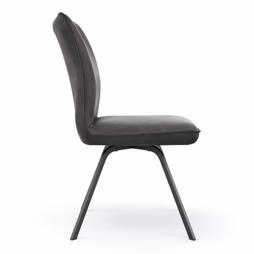 Stuhl Calyra - Stoff, Anthrazit