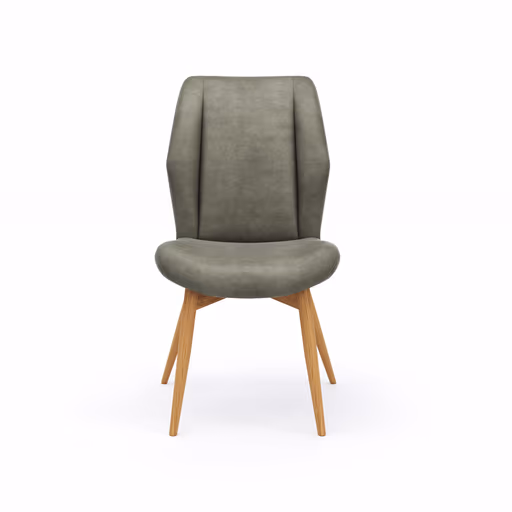 Stuhl Dalyan - Stoff, Grau