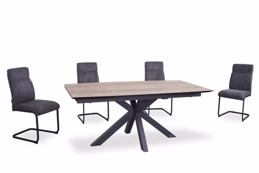 Freischwinger MAIDA - Stoff, Anthrazit