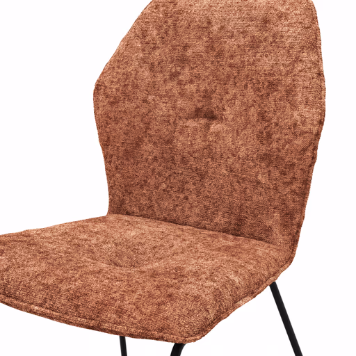 Stuhl Pinto - Stoff, Orange