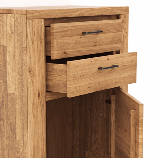 Kommode Farmingdale - Eiche massiv, natur geölt