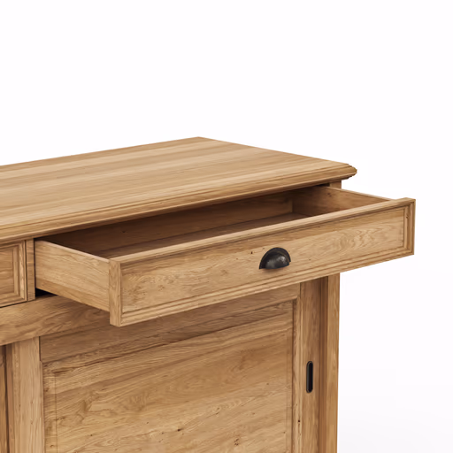 Anrichte Louisiana - Wildeiche teilmassiv, geölt