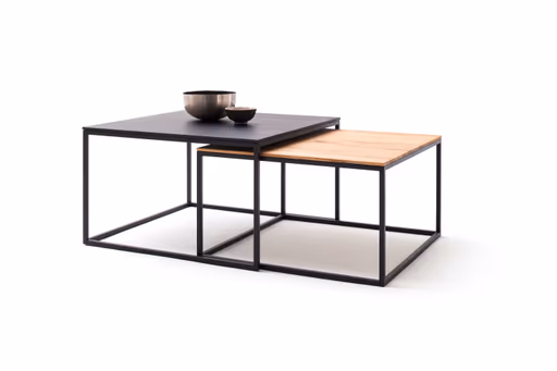 Couchtisch Kai - LBH ca. 65x65x37 cm, Asteiche massiv