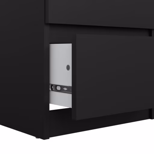 Kommode - B ca. 41 cm, Schwarz