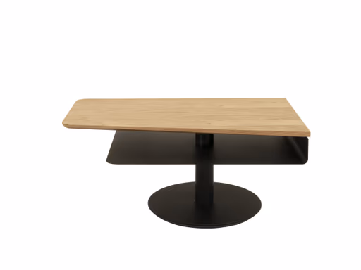 Couchtisch - höhenverstellbar, LBH. ca. 100x60x46-64  cm, Wildeiche furniert