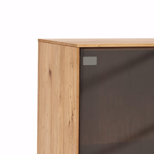 Highboard Saratoga - Wildeiche massiv, natur geölt