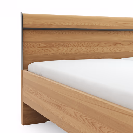 Bett Lenoso - Liegefläche ca. 180x200 cm, Eiche Nachbildung