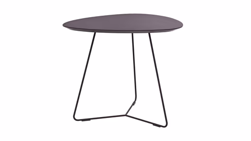 Ecktisch Fano - LBH ca. 59x50x50 cm, Fenix, Aubergine