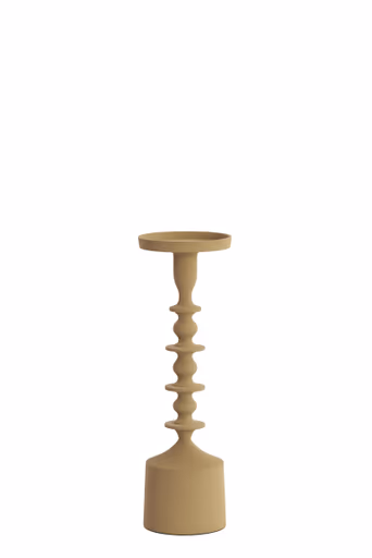Kerzenleuchter - DH ca. 11x35,5 cm, Beige
