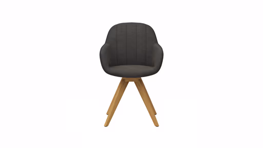 Polsterstuhl Dinner - Stoff, Anthrazit