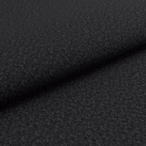 Sessel CHIRA - Stoff, Schwarz