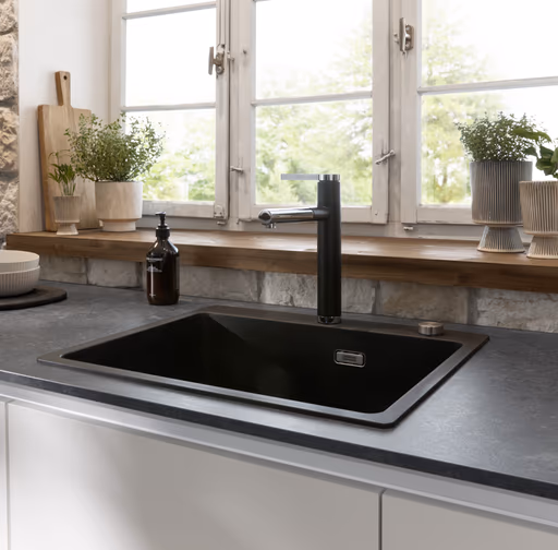 U-Küche 56.210 CO 2 525, kristallweiß matt