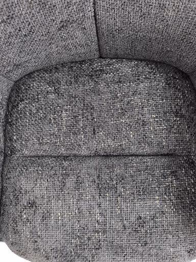 Armlehnstuhl MILENA - drehbar, Stoff, Anthrazit