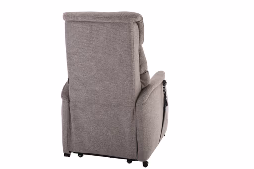 TV-Sessel MARLO - Aufstehhilfe, Relaxfunktion, Kopfteilverstellung, Stoff, Braunbeige