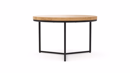 Couchtisch Farmingdale - LBH ca. 85x85x52 cm, Eiche massiv, natur geölt