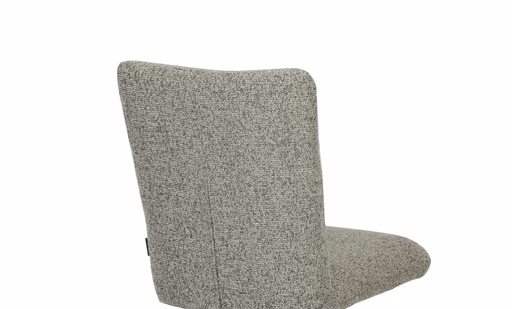 Stuhl MYLENE - drehbar, Stoff, Schlamm