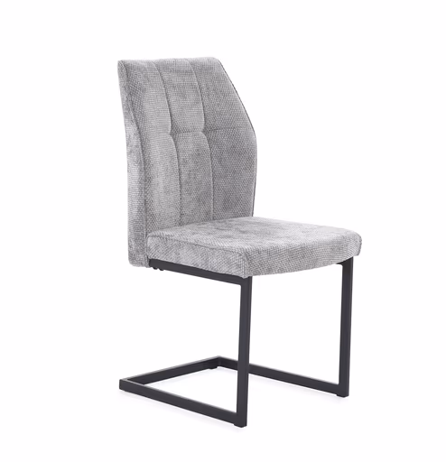 Freischwinger - Webstoff, Hellgrau