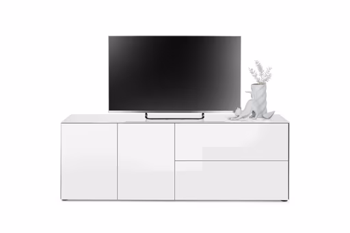 Lowboard - B ca. 181 cm, Weiß