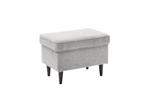 Hocker - Grau, Polyester