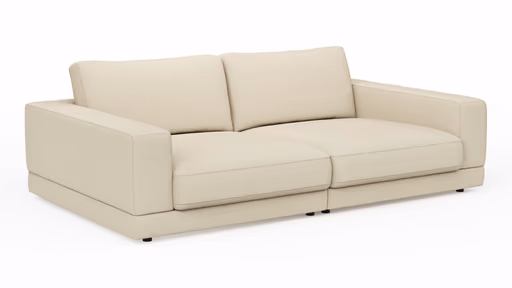 Megasofa Juni Lounge - B ca. 252 cm, Stoff, Offwhite