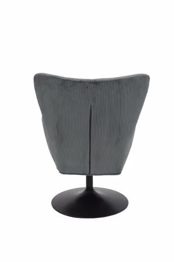 Sessel - drehbar, Stoff, Dunkelgrau