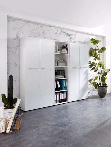 Aktenregal GWEN - B ca. 50 cm, Weiß