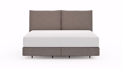 Boxspringbett Alpin - Liegefläche ca. 180x200 cm, Stoff, Anthrazit