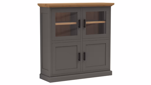 Highboard Litchfield Oak - Stone, Non-Antique / Nature Oil