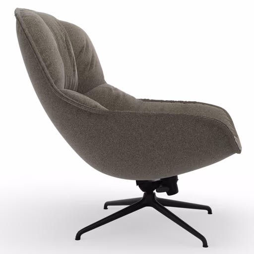 Sessel Unn - Stoff, Taupe