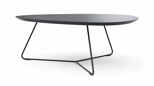 Couchtisch Fano - LBH ca. 87x78x33 cm, Fenix, Schwarz