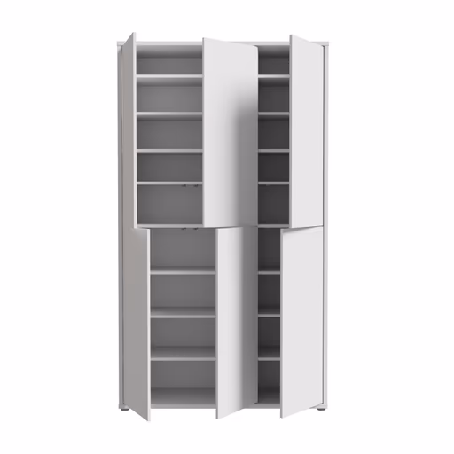 Schuhschrank FAID- B ca. 109 cm, Hellgrau