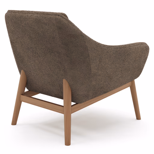 Sessel Karasu - Posh, Stoff, Taupe