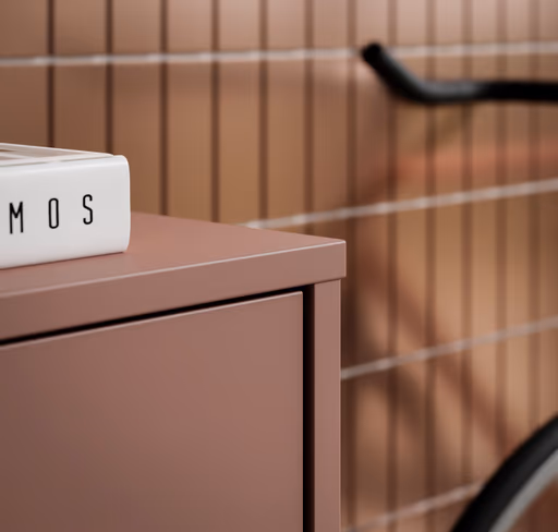 Schuhschrank FAID- B ca. 109 cm, Terracotta