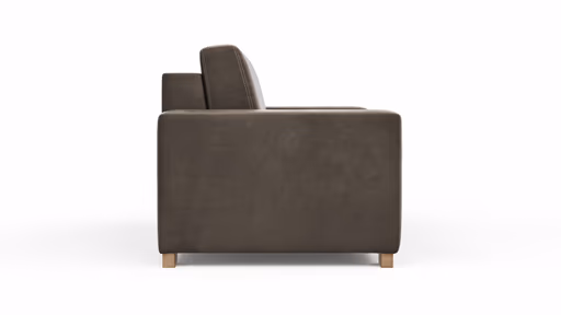 Sofa Lakeville 1 - 2-Sitzer inkl. Schlaffunktion, Stoff, Braun