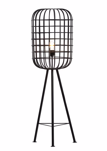 Stehleuchte Arthur - D. 40 cm, Schwarz lackiert