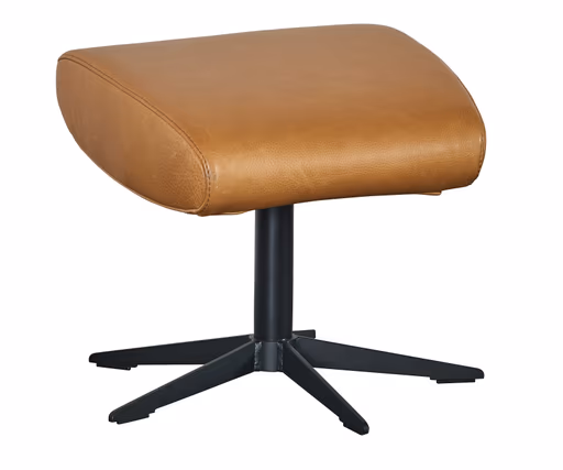 Hocker Girona - Leder, Cognac