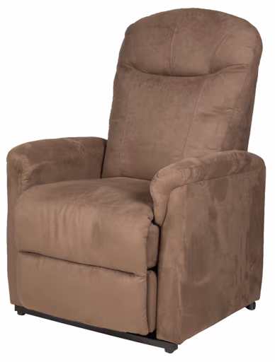 TV-Sessel - Aufstehhilfe, Relaxfunktion, Microfaser, Braun