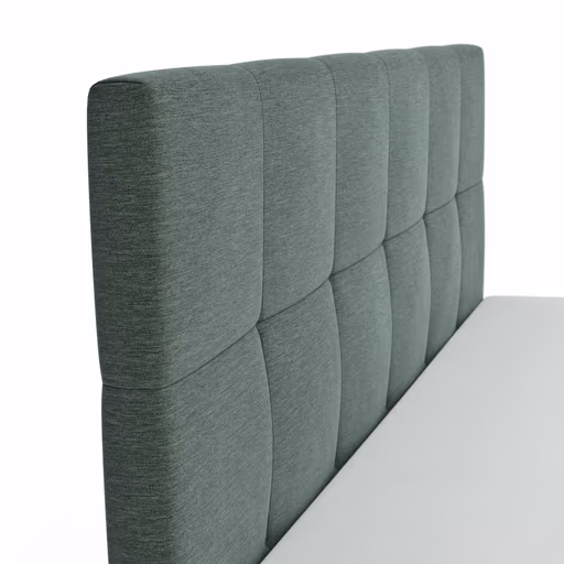 Boxspringbett Valencia - Liegefläche ca. 180x200 cm, Stoff, Dunkelgrün