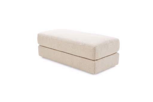 Hocker JOVIN - Stoff, Beige