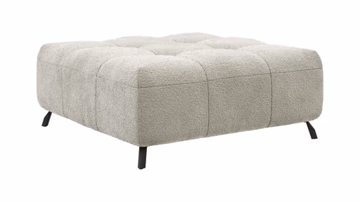 Hocker Comodo - Stoff, Offwhite