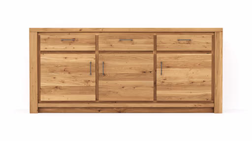 Sideboard Farmingdale - Eiche massiv, natur geölt